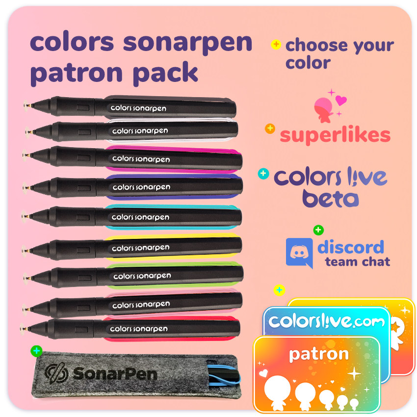 Colors SonarPen Patron Pack – Colors Live Store